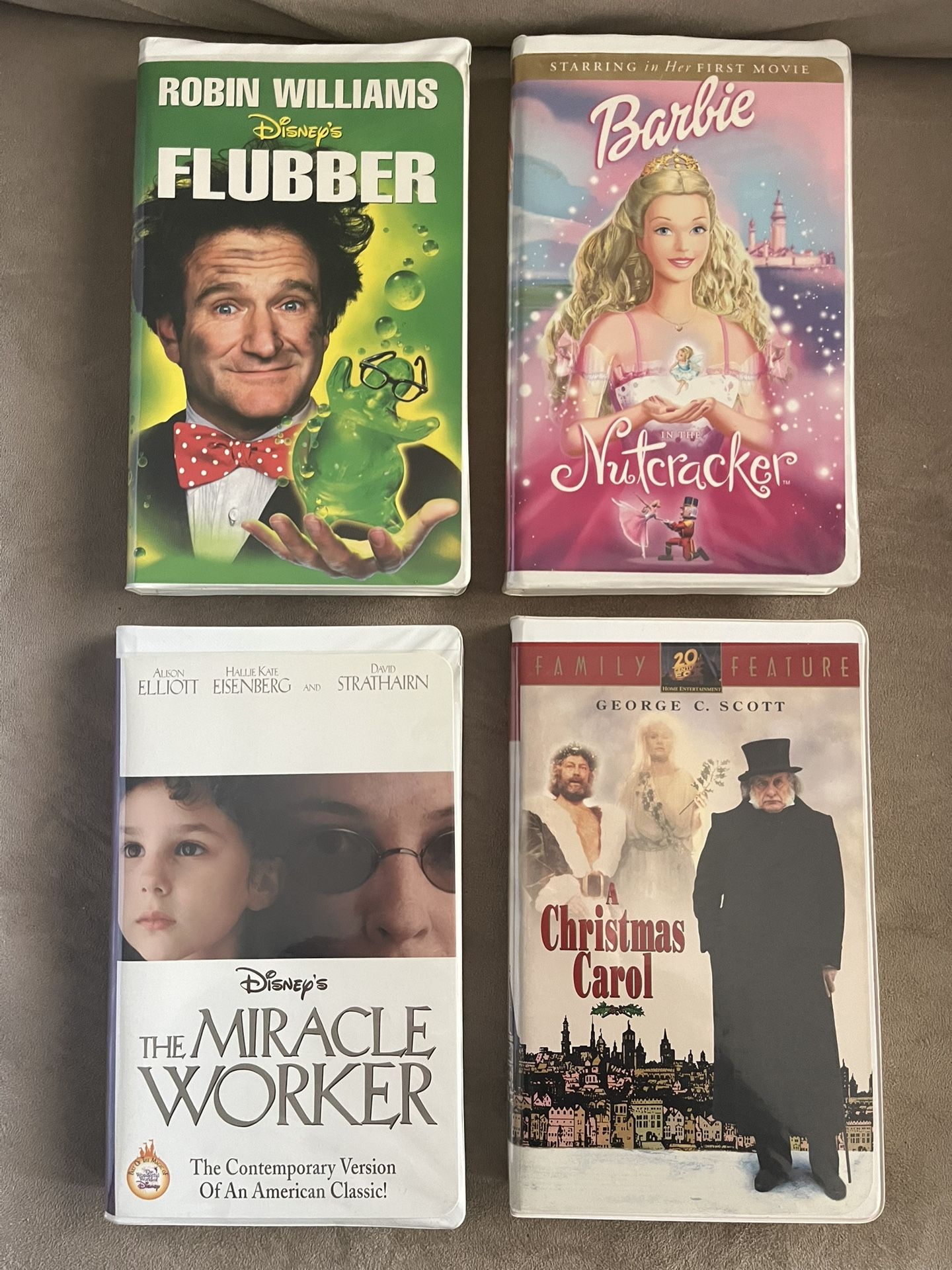 4 VHS Movies 