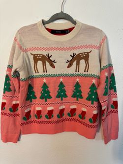 Vero Moda Reindeer and Christmas Tree Sweater