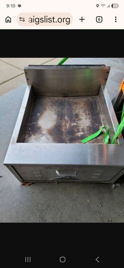 Funnel cake fryer propane needs cleaned