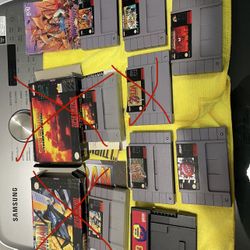 Super Nintendo Games SNES 