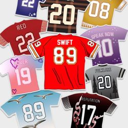 Taylor Swift Jersey Stickers