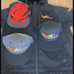 Phenix Rods  Jacket & Hats Lot 