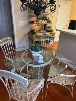 Dinning table and baker rack