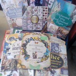 Junk Journal & Scrapbooking Book Bundle – Ephemera, Collage, Vintage Pages