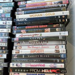 DVDs 5 For $1
