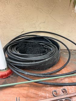 Landacape edging and irrigation tubing