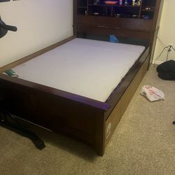 Wood Bed Frame Full Size