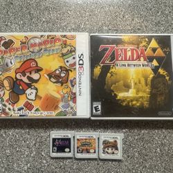 Nintendo 3ds Games Bundle  Zelda , Mario , Pokemon 