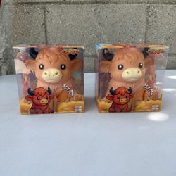 Big Highland cow squishy needoh Nee doh