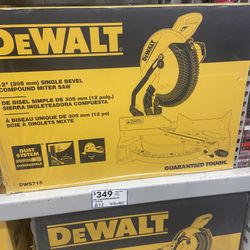 DEWALT 12” Miter Saw 