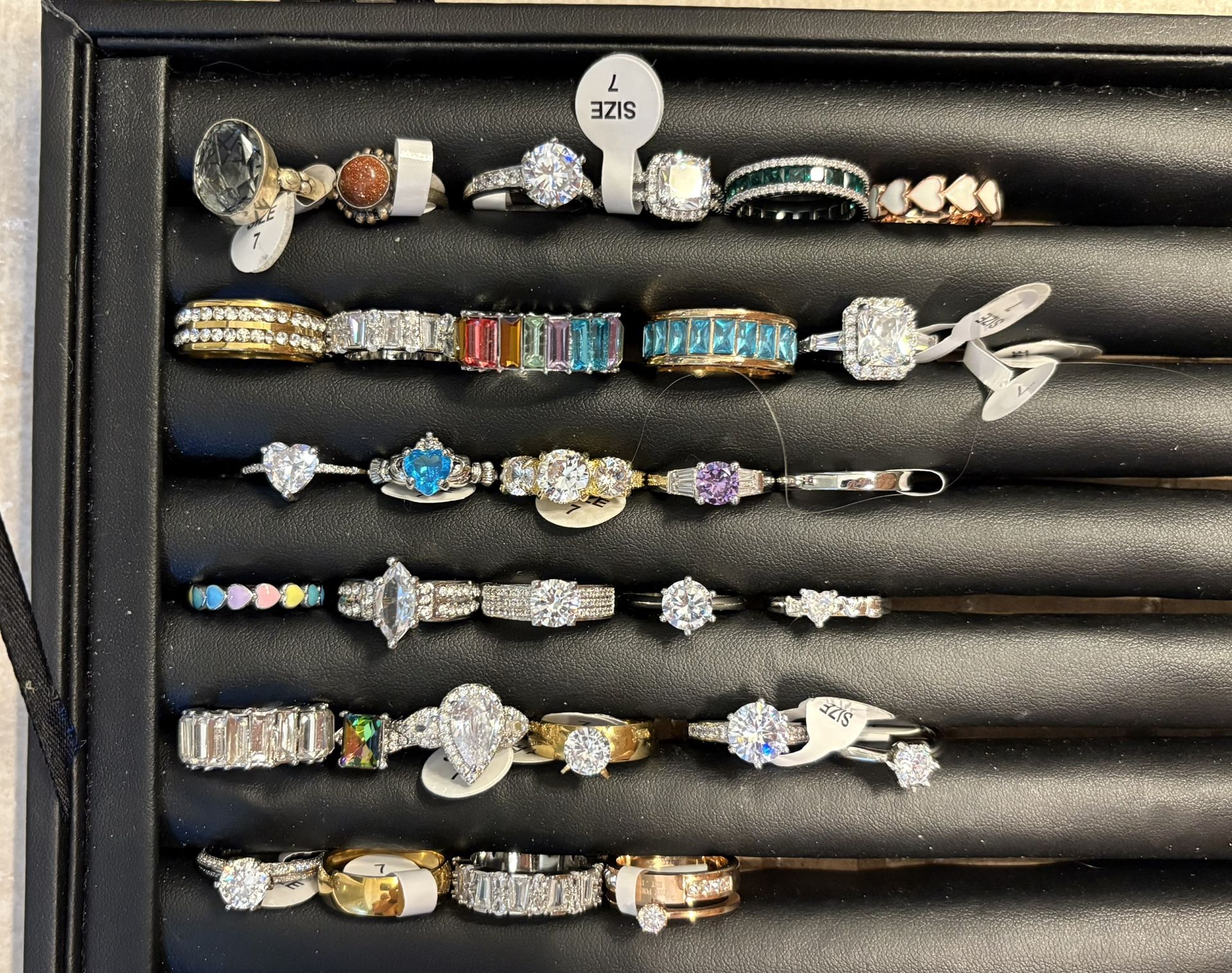 New 2 Gold/Silver Rings Size 7