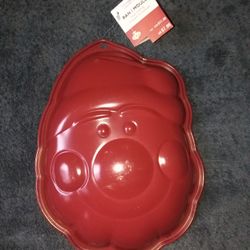 Celebrate It Santa Face Baking Pan Tags On It Brand New