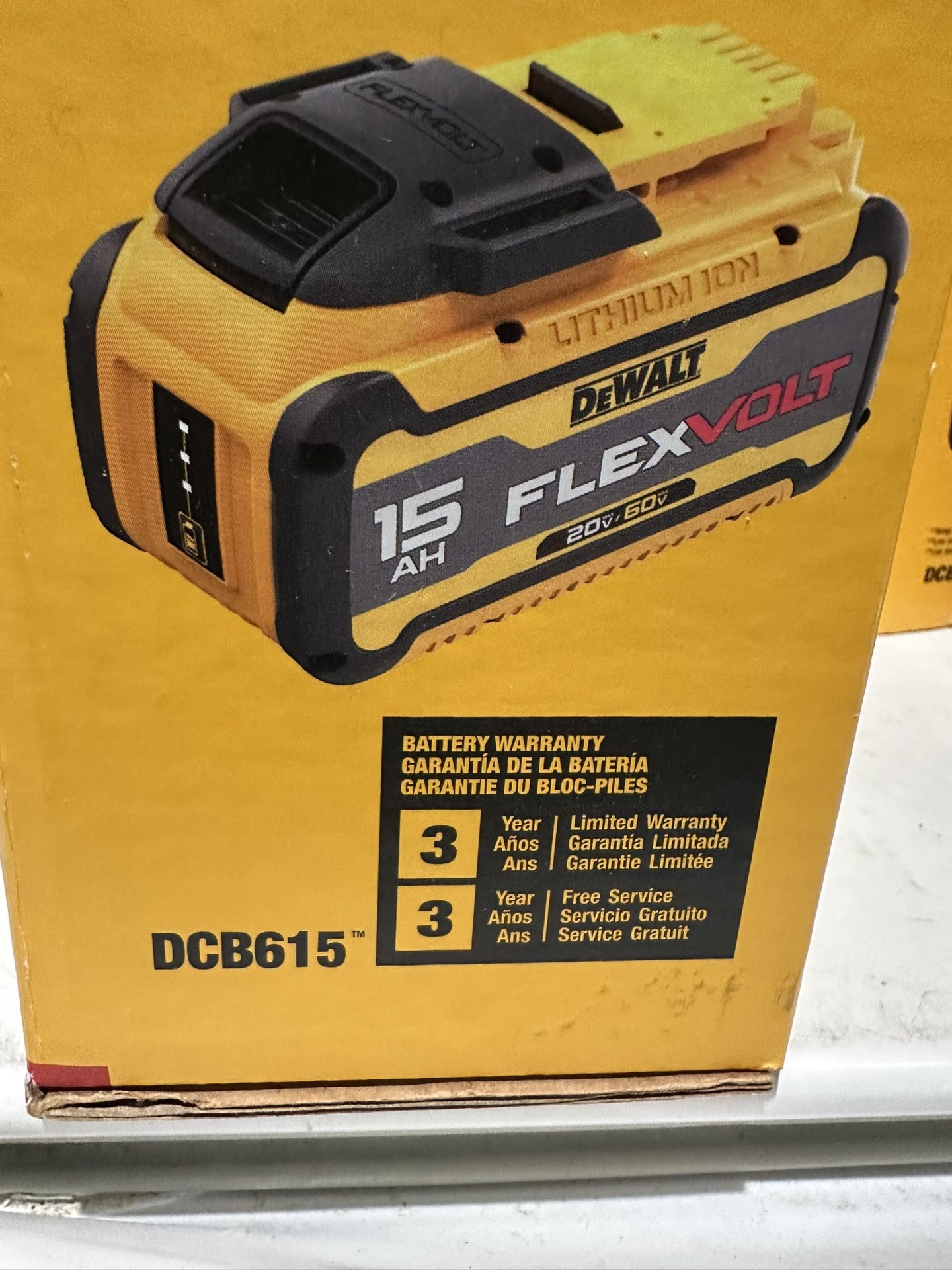Dewalt FLEXVOLT 60V 15.0Ah Battery DCB615.