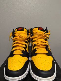 Nike Dunk High Retro Reverse Goldenrod Bruce Lee DD1399-700 Men’s Size 10