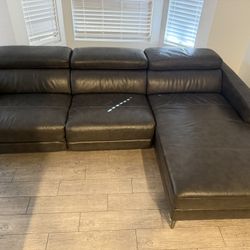 Real Leather Couch