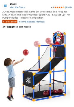 JOYIN Kids Arcade Basketball Game Set