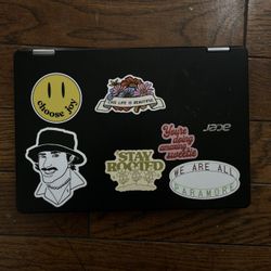 Laptop W/ Removable Stickers 