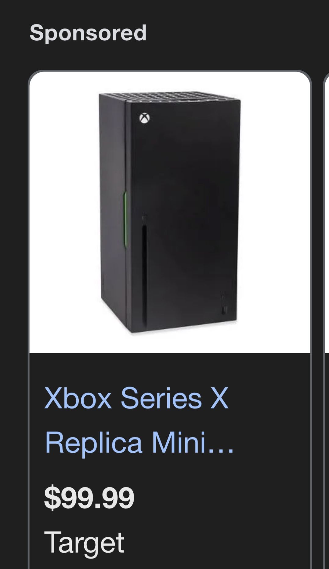 Xbox Mini fridge