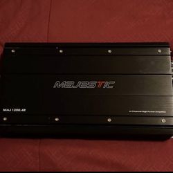 1200 Watt 4 Channel amp, Works Great 