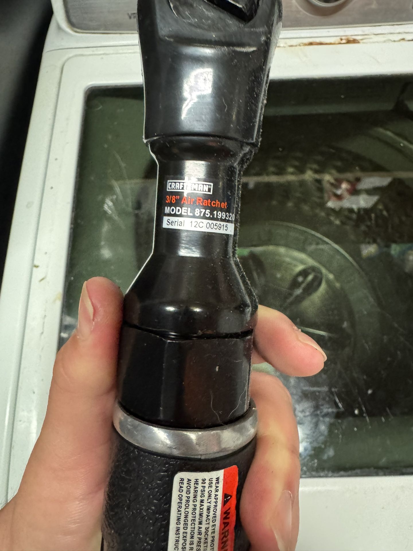 craftsman 1/2 air impact wrench and 3/8 air ratchet