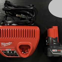 Milwaukee Battery And Charger