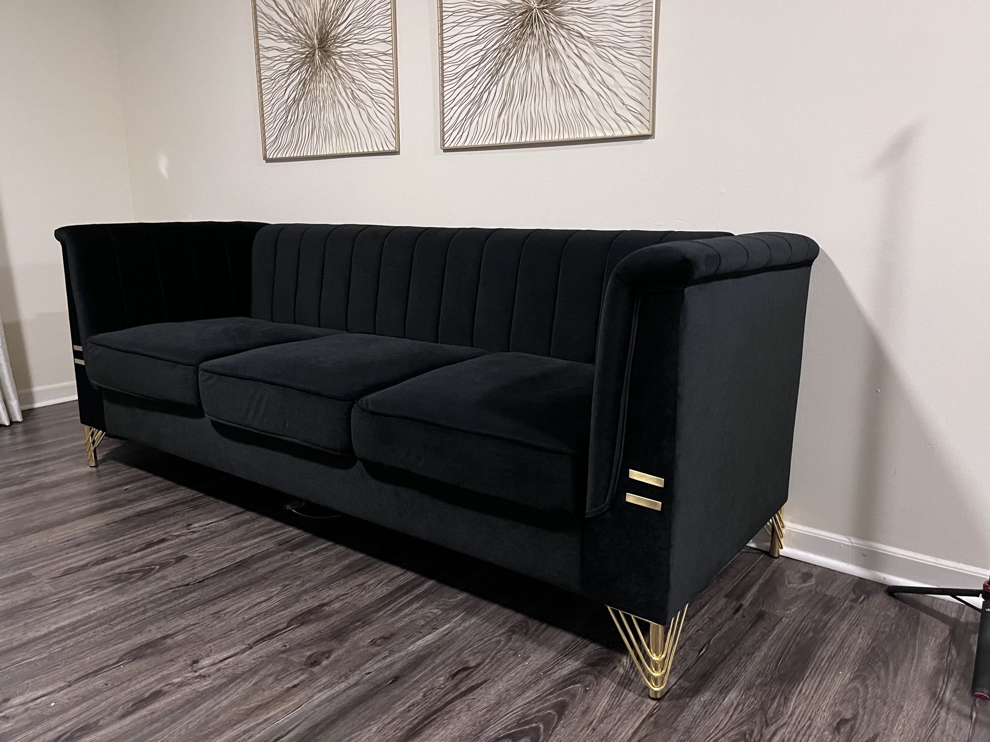 Black Couch excellent Condition