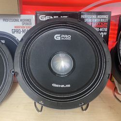 New 10” Genius Audio Bullet Midrange Midbass Loud Speaker  $130 Each 