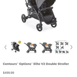 Contours Elite V2 Double Stroller 