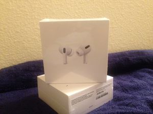 Photo I have 2 brand new boxes of Apple AirPods Pros for sale still sealed in plastic not opened I'm looking for the best offer you can buy 1 or both I'm