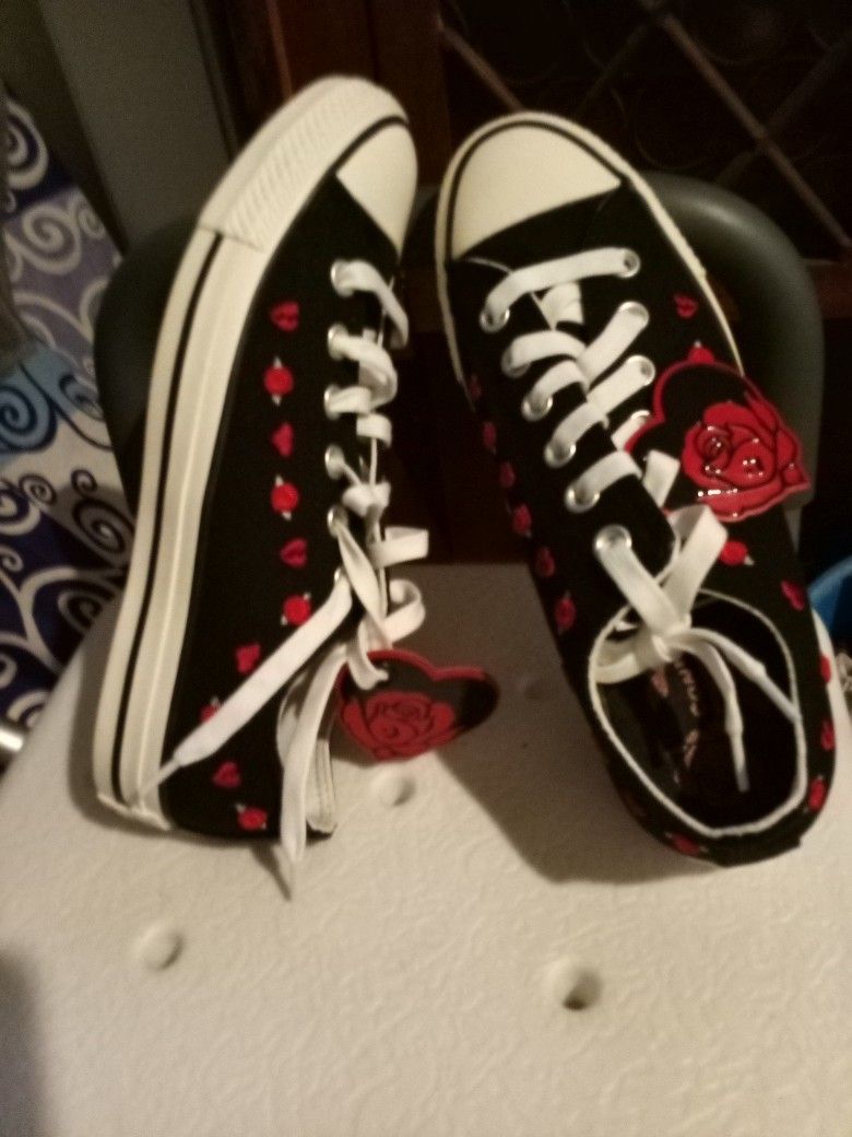 Valentine's Converse Shoes