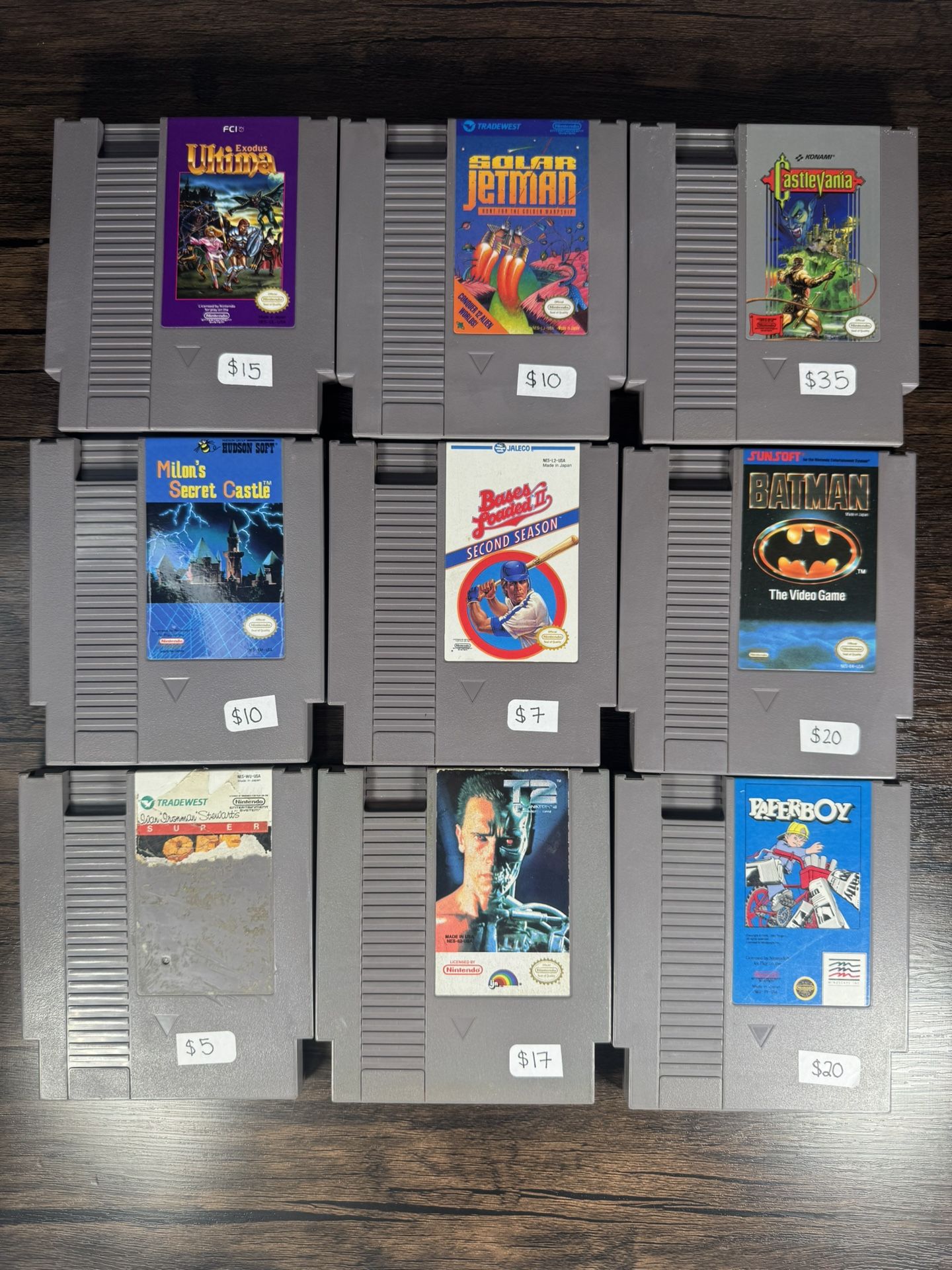 Nintendo Entertainment System Games - NES