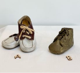 Vintage Baby Shoes | Vintage Collectibles | Nursery Decor | Pricing In Description