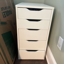 White Ikea Drawer Unit