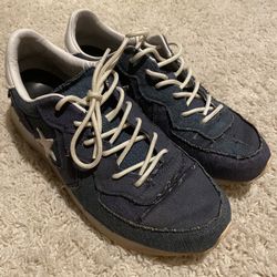 Converse JW Anderson Denim Blue Thunderbolt Mens 9 Sneakers