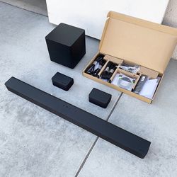 (Brand New) $140 (VIZIO) V-Series 5.1 Home Theater Sound Bar Dolby Audio Bluetooth Wireless Subwoofer Voice Assistant (V51x-J6) 