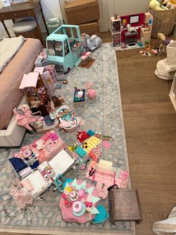 Large Our Generation Doll Accessory & Playset Lot