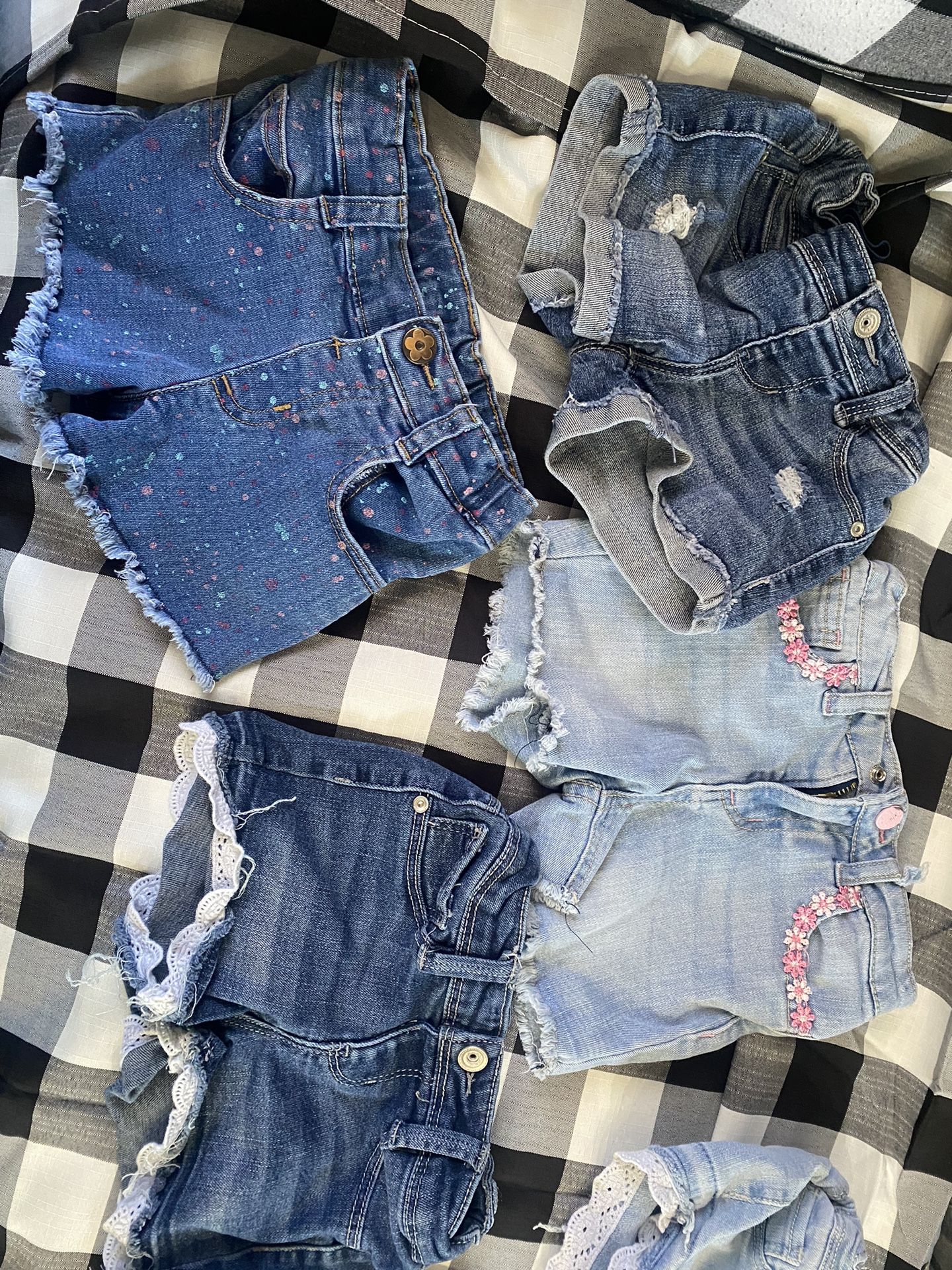 7 Jean Girl Shorts Size 4t