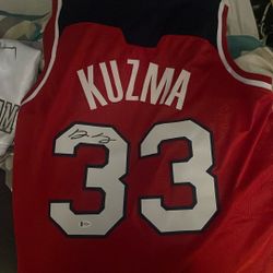 Kyle Kuzma Signed Jersey