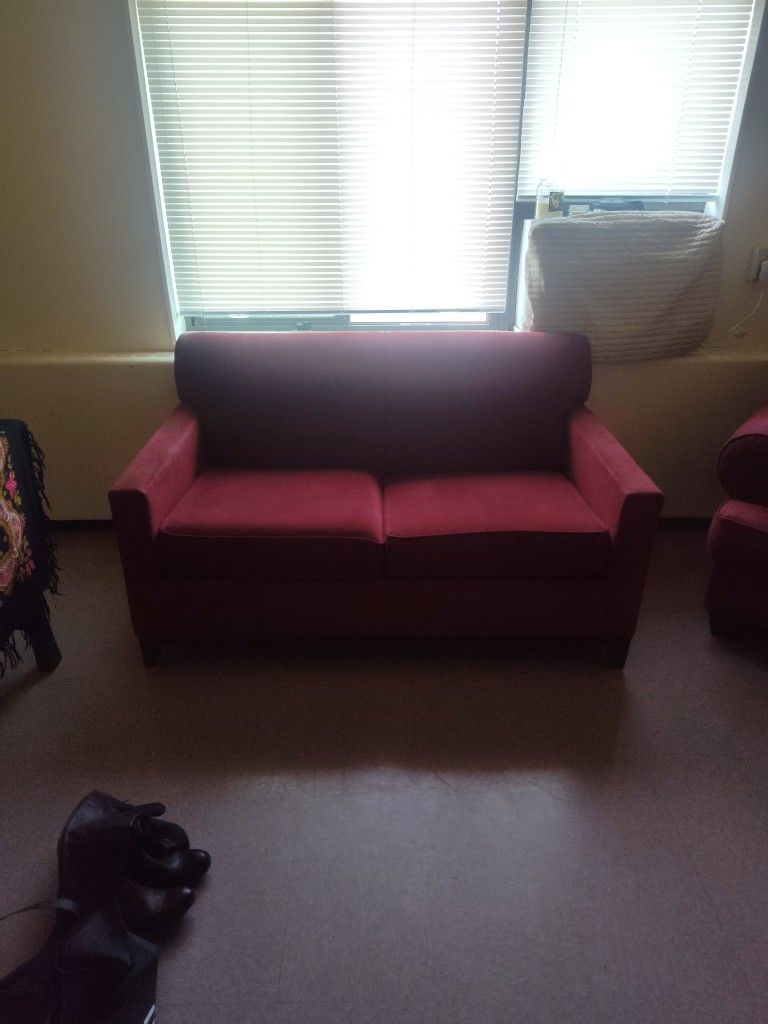Red Loveseat