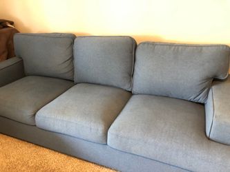 Nice Comfortable Blue Couch or Sofa