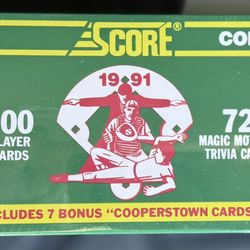 1991 Score Baseball Cards 900 Cards 72 Magic Motion Cards