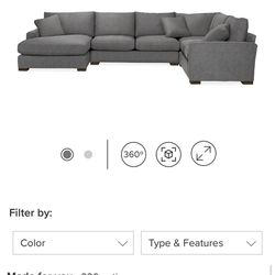 Room and board sectional Free delivery 