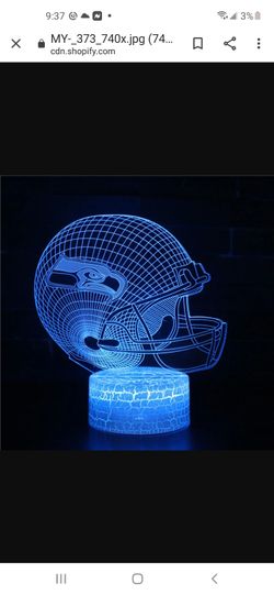 3D Lamp Illusion NFL Seahawks light