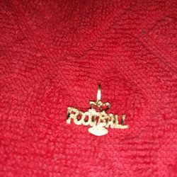 14K Gold I Love Football Charm