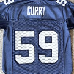 Reebok NFL Seahawks #59 Curry Jersey Kids Small/ 8