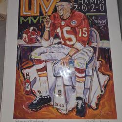Patrick For The Kansas City Chiefs Picture One Of A Kind By This Artist 