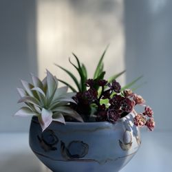 One of a Kind! Ken Horvath Signed Modernist Pottery Vase Planter Pot