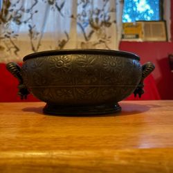 Antique Bronze Bowl