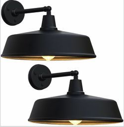 ✅✅✅NEW ✅   Extra Large 24" Outdoor Barn Lights, Exterior Farmhouse Style Gooseneck Barn Lights, Perfect for Exterior Lights for Home, Porch, Garage (2