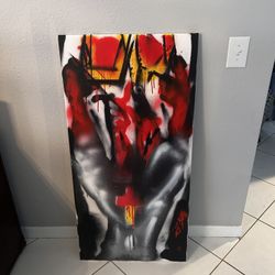 Spray Painting. “the Duke Of Gévaudan”